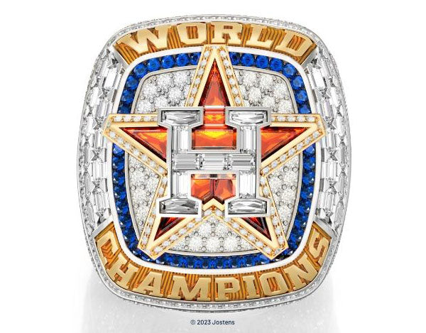624 Diamonds, 55 Sapphires Star in Astros’ 2022 World Series Championship Ring
