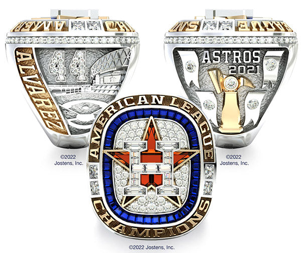 Orange and Blue Sapphires, White Diamonds Tell Story of Astros’ AL Championship