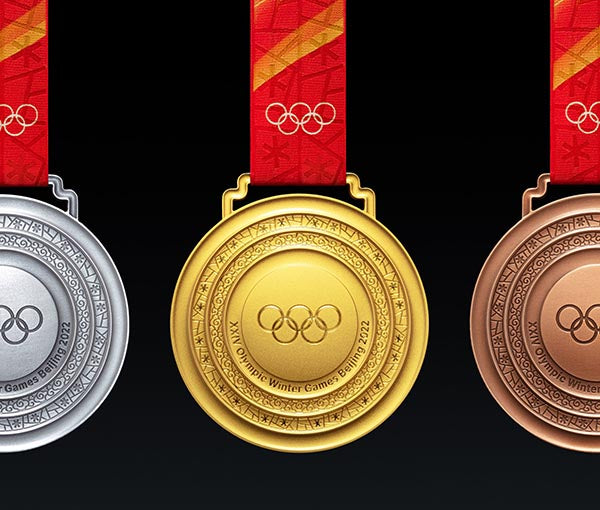Here’s a Close Look at the Medals of the Beijing 2022 Olympic Games
