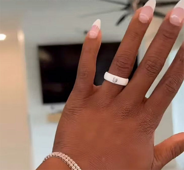 Olympic Gymnast Simone Biles Wears a Stand-In Engagement Ring at the Gym