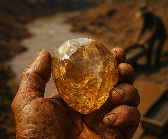 647-Carat Brown Diamond Sparks Renewed Interest in Brazil’s Mining Potential