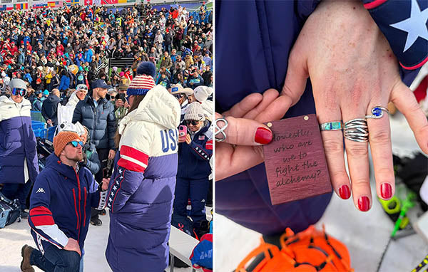 Olympian Breezy Johnson Wins Gold — and a Sapphire Proposal in Cortina