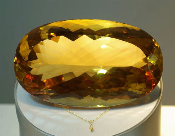 World’s Largest Faceted Citrine at 20,200 Carats Seems to Have Vanished