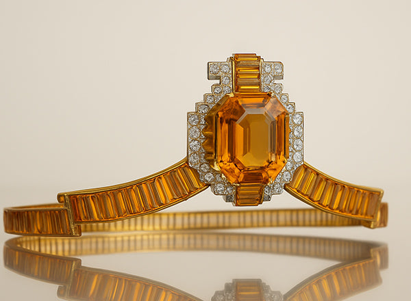 A Golden Masterpiece: Historic Citrine Tiara Honors November’s Birthstone