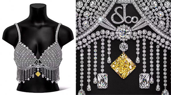 75-Carat Yellow Diamond Stars in Victoria's Secret's $50 Million Fantasy Bra