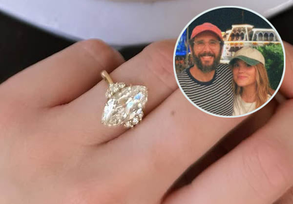 Antique Marquise-Cut Diamond Ring Stars in Josh Groban's Disneyland Proposal