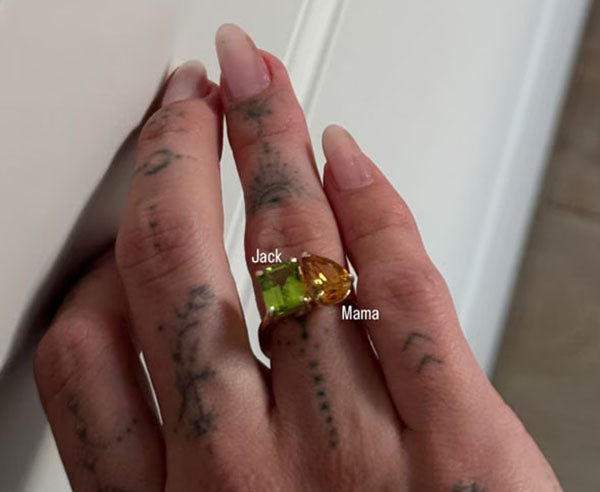 Hailey Bieber Honors Baby Jack With ‘Toi et Moi’ Ring Featuring Their Birthstones