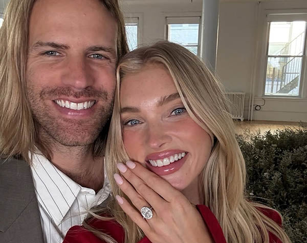 Mega-Diamonds Rule 2025: Elsa Hosk Stuns With 8-Plus-Carat Engagement Ring