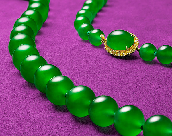 Rare Jadeite Necklace Could Challenge World Record at Christie's Hong Kong