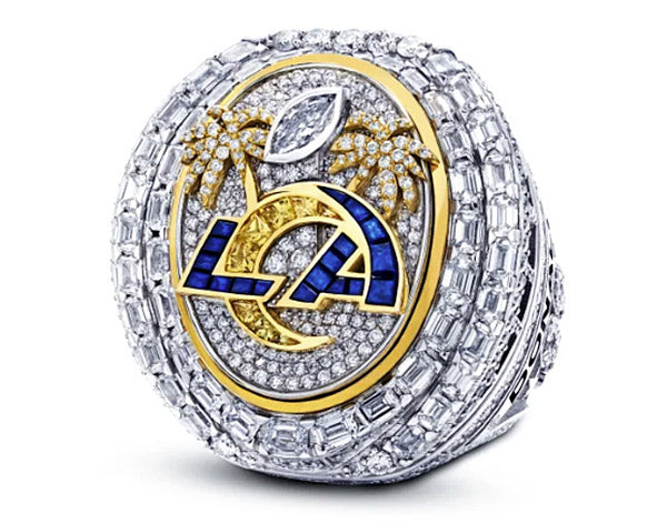 LA Rams’ Super Bowl Rings Contain 20 Carats of Diamonds, Turf and Game Ball Leather