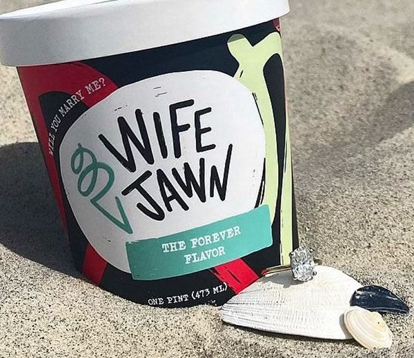 Philly Premium Ice Cream Brand Creates ‘Wife Jawn’ Pint for Surprise Proposal