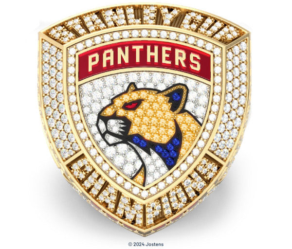 Florida Panthers Celebrate a Stanley Cup Title With Diamond and Sapphire Ring