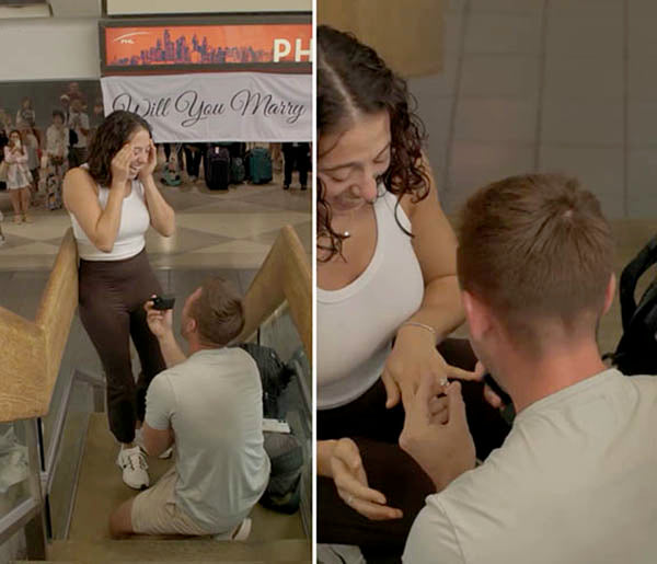 From ‘Welcome to Philadelphia’ to ‘Will You Marry Me?’ – A Viral Airport Proposal