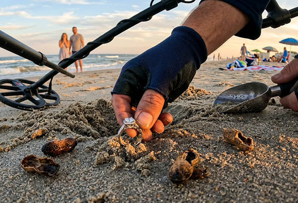 Metal Detectorist Saves Bride-to-Be's Platinum-and-Diamond Engagement Ring