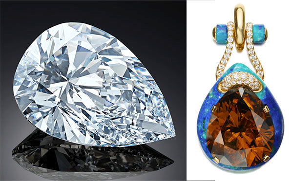 Two 100+ Carat Pear-Shaped Diamonds Share Top Billing at Sotheby’s NY Auction