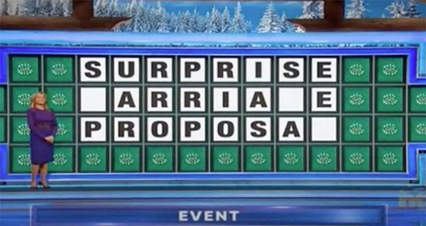Newly Engaged ‘Wheel of Fortune’ Contestant Bungles Obvious Solution