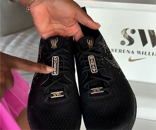 400 Diamonds Adorn Serena Williams’ Nike Shoes in US Open Swan Song