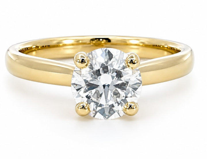 1.31ct Solitaire Natural Diamond 14k Engagement Ring