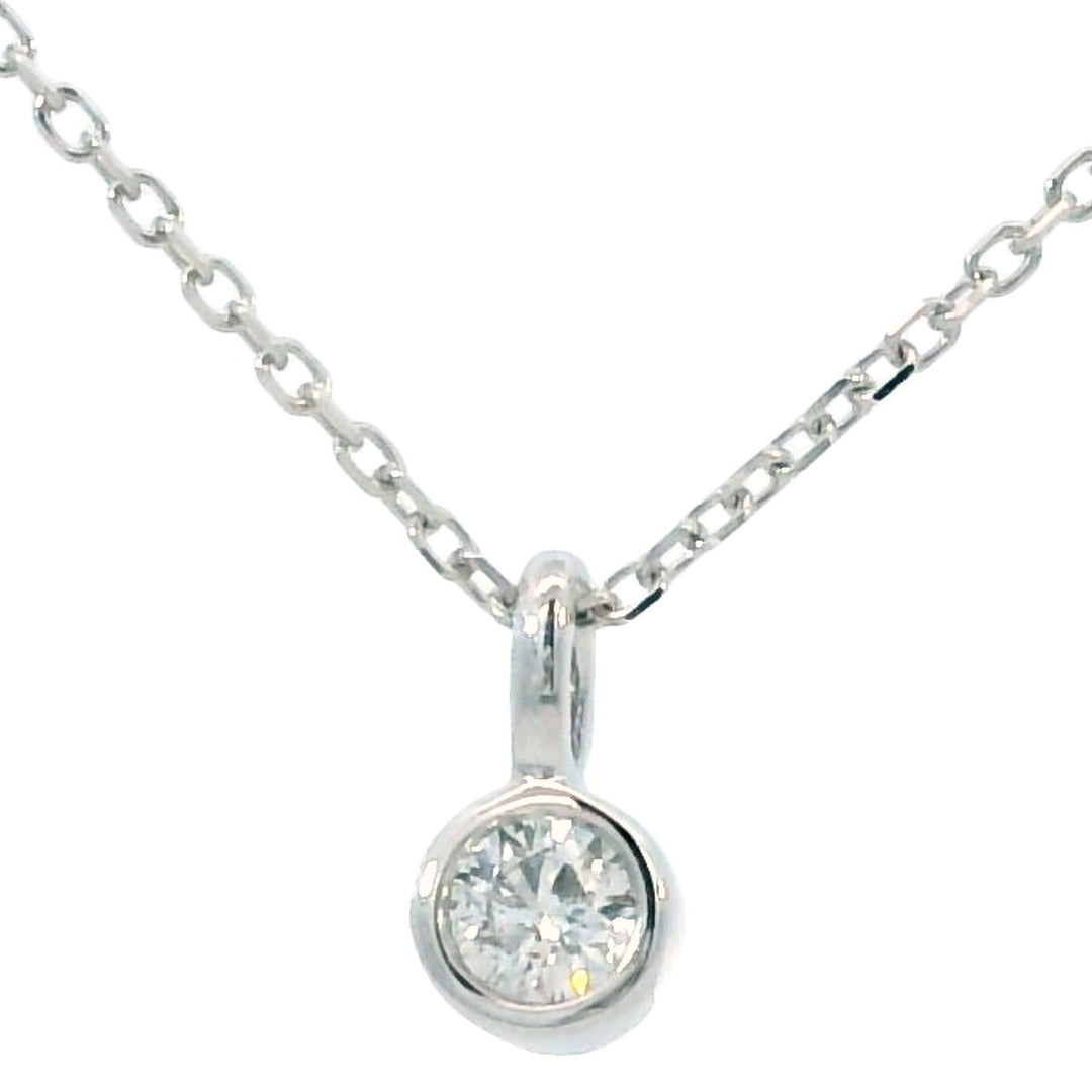 Diamond Pendant 0.07ct. 14k Yellow Gold