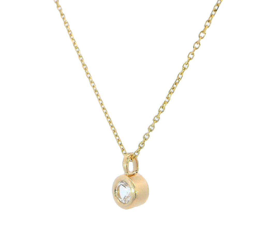 Diamond Pendant 0.2ct. 14k Yellow Gold
