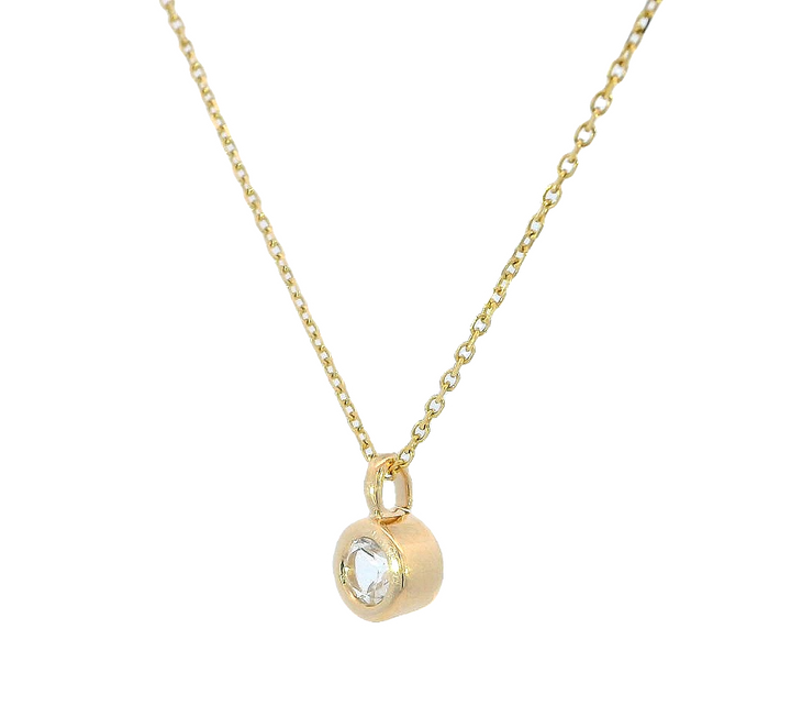 Diamond Pendant 0.2ct. 14k Yellow Gold