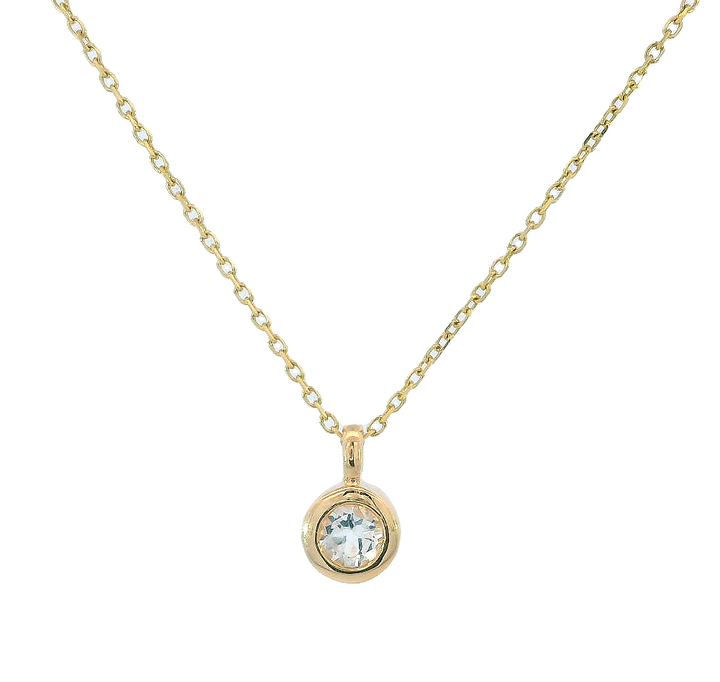 Diamond Pendant 0.2ct. 14k Yellow Gold