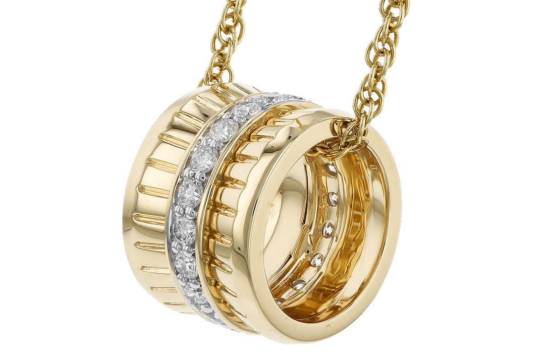 Diamond Pendant 0.24ct. 14k Yellow Gold