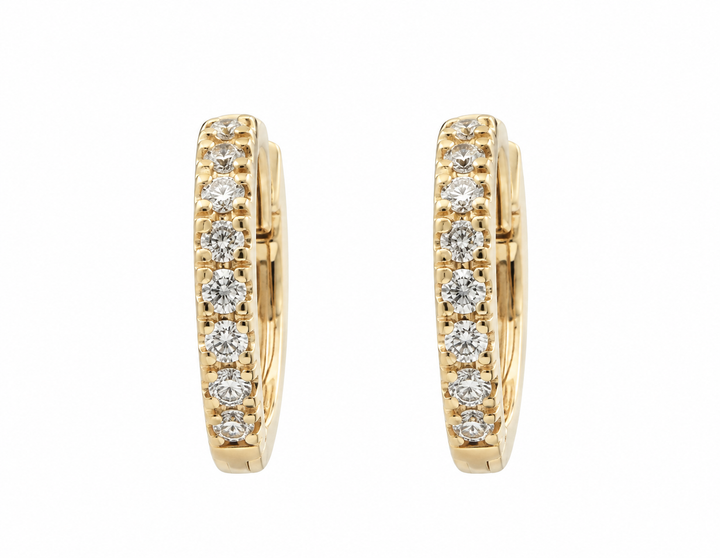 1.17ctw Total Lab Grown Diamond Drop Earrings E-F VS1/VS2 14k Yellow Gold