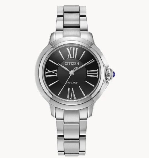 Citizen Citizen L Ceci Black Dial Eco-Drive with Hours-Minutes-Seconds EM1160-58E