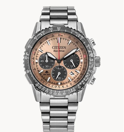 Citizen Promaster Bronze Dial Eco-Drive with Chronograph CA4664-60X