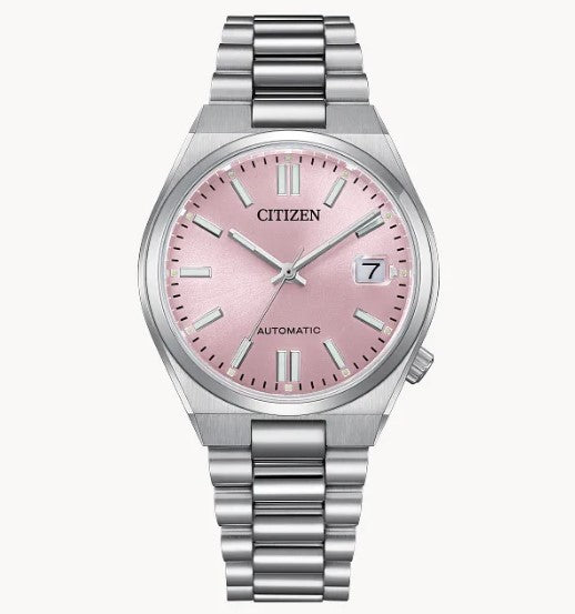 Citizen TSUYOSA Pink Dial Automatic with Date NJ0200-50Z