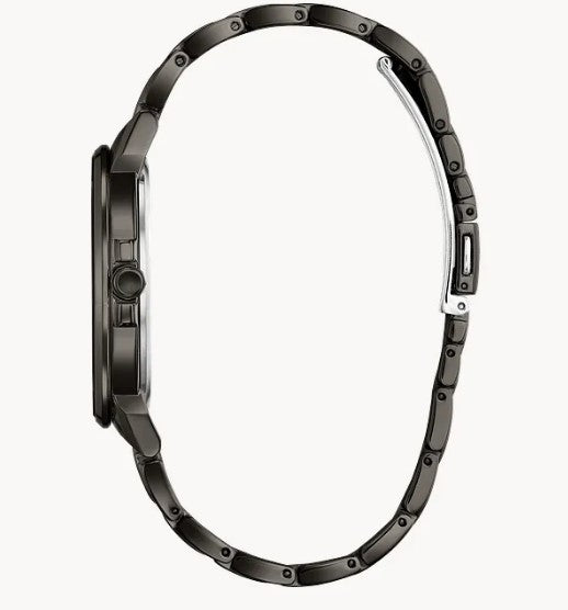 Citizen Axiom Black Dial Eco-Drive with Hours-Minutes-Seconds BJ6517-52E