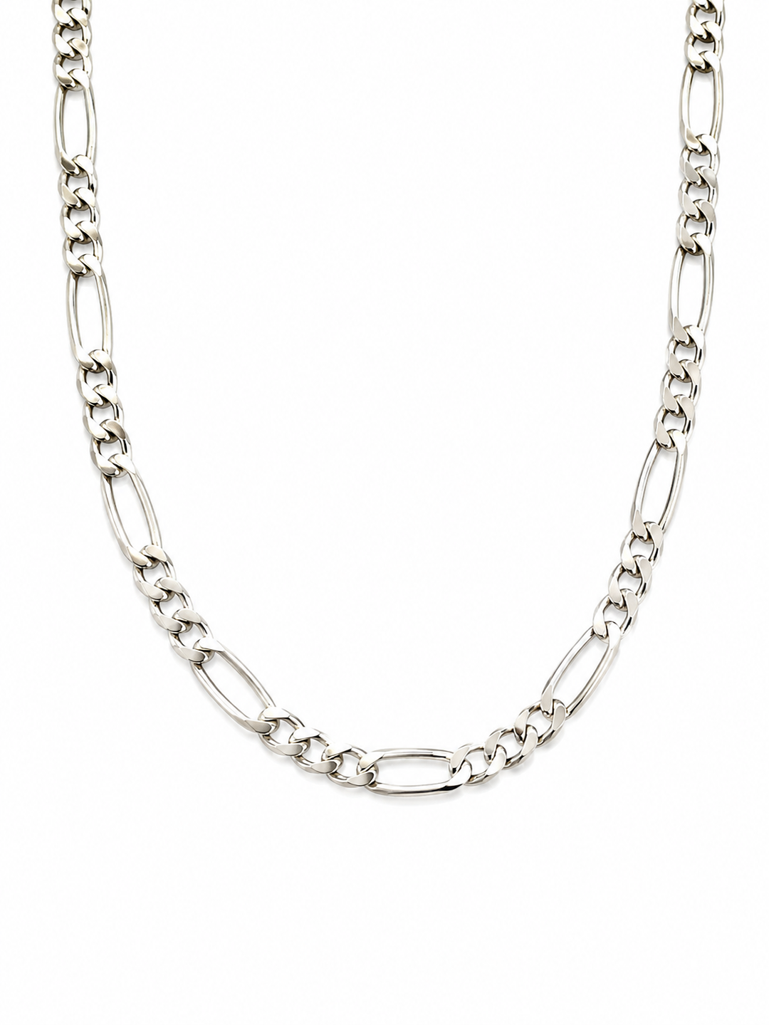 Sterling Silver Polished 22 Figaro Chain