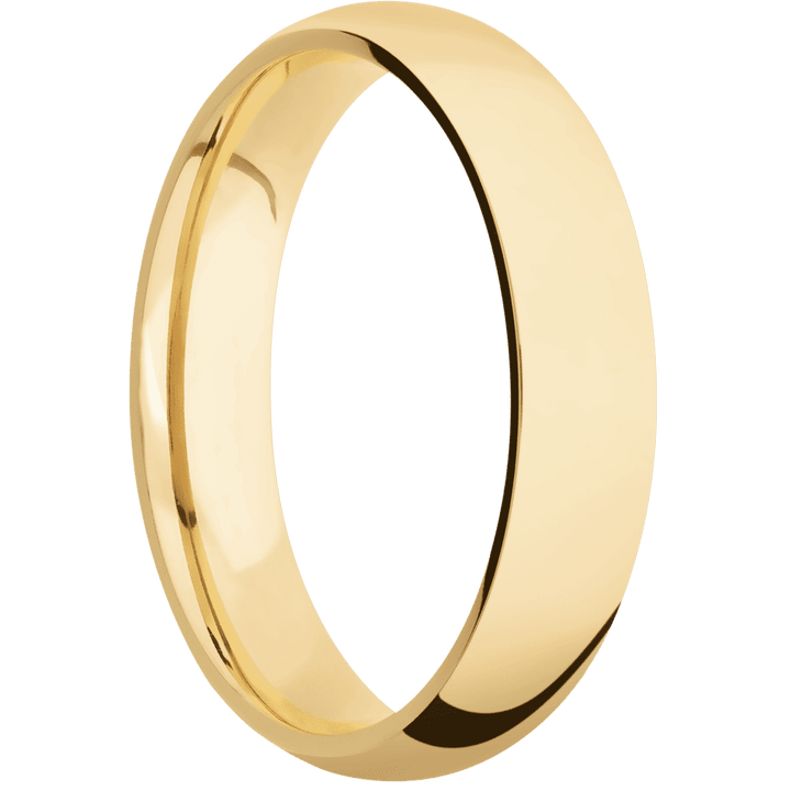 10K Yellow Gold + Polish Finish