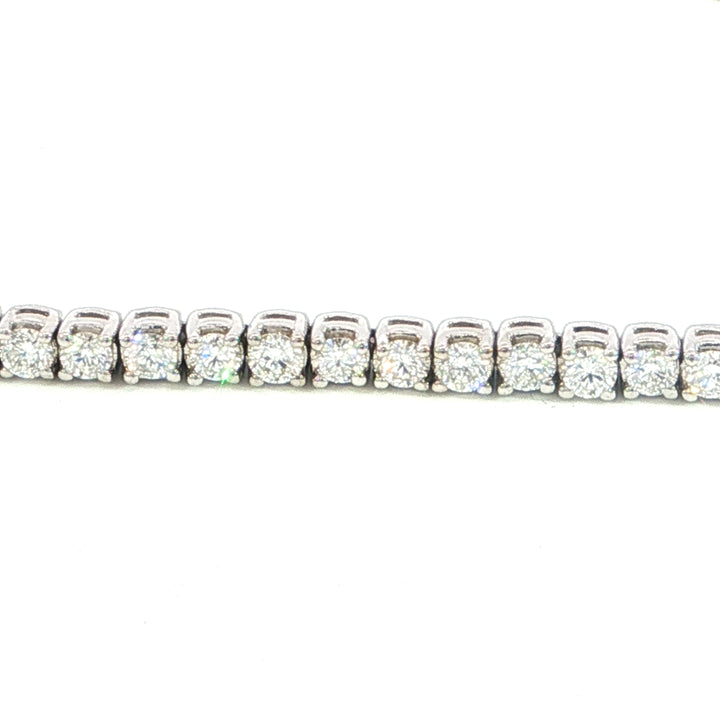 14k White Gold Tennis 2.12ct Total Natural Diamond Bracelet