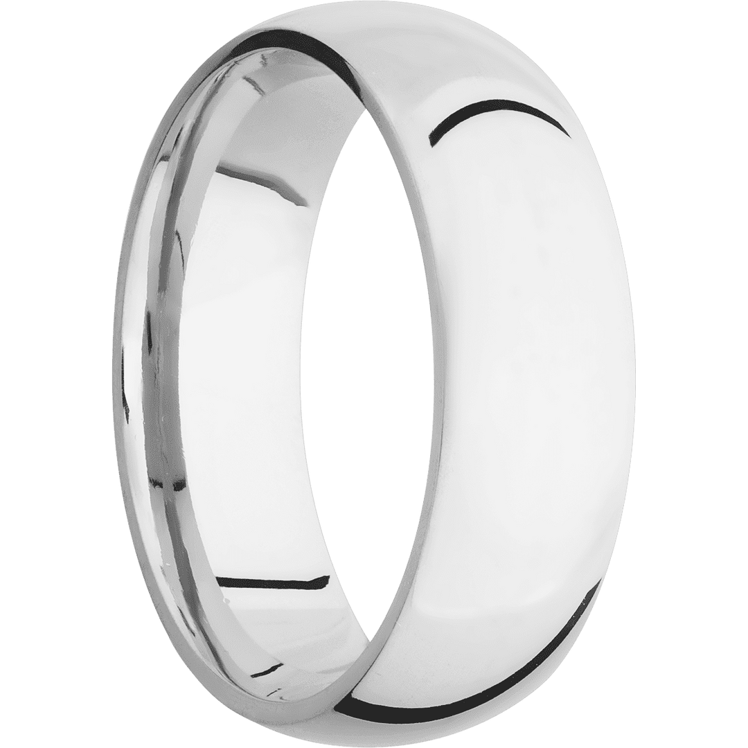 14K White Gold + Polish Finish