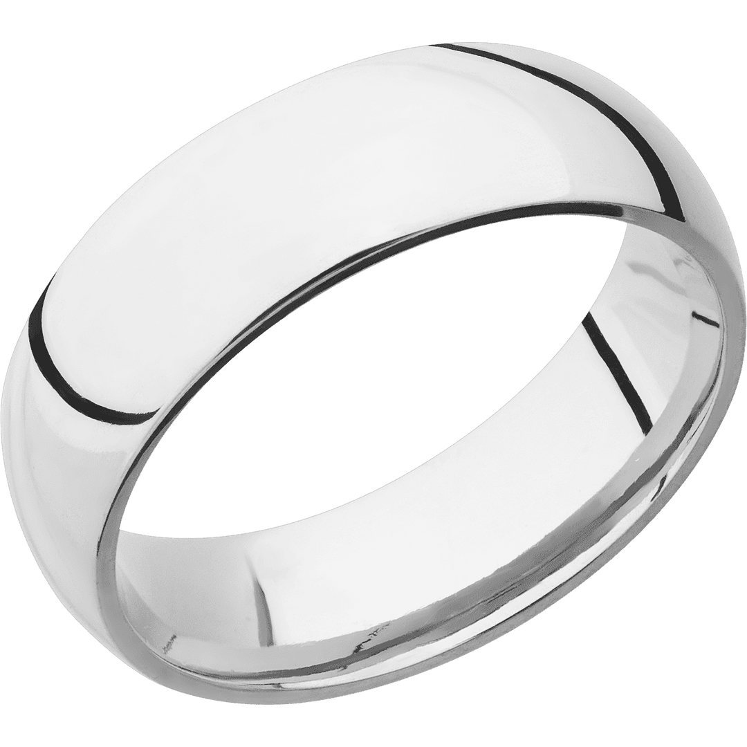 10K White Gold + Polish Finish