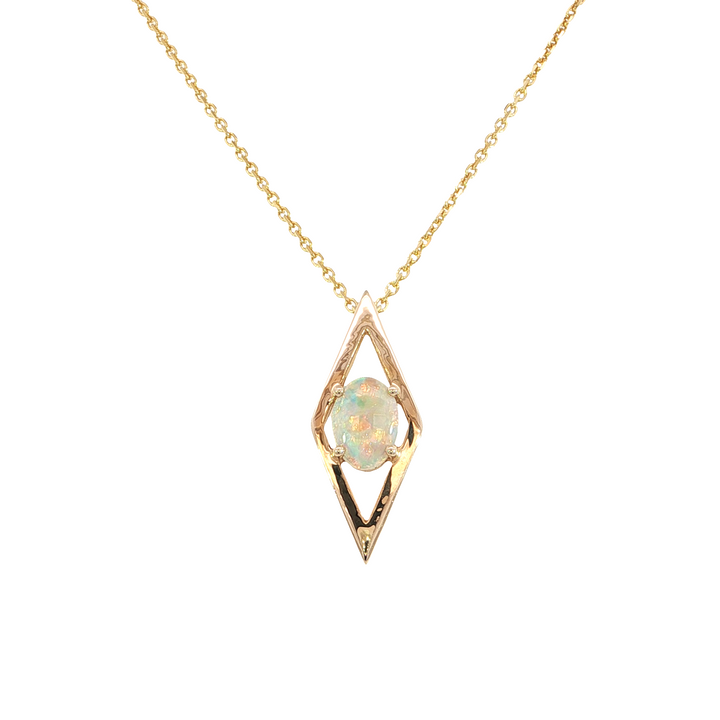 Australian 14ky Opal Pendant
