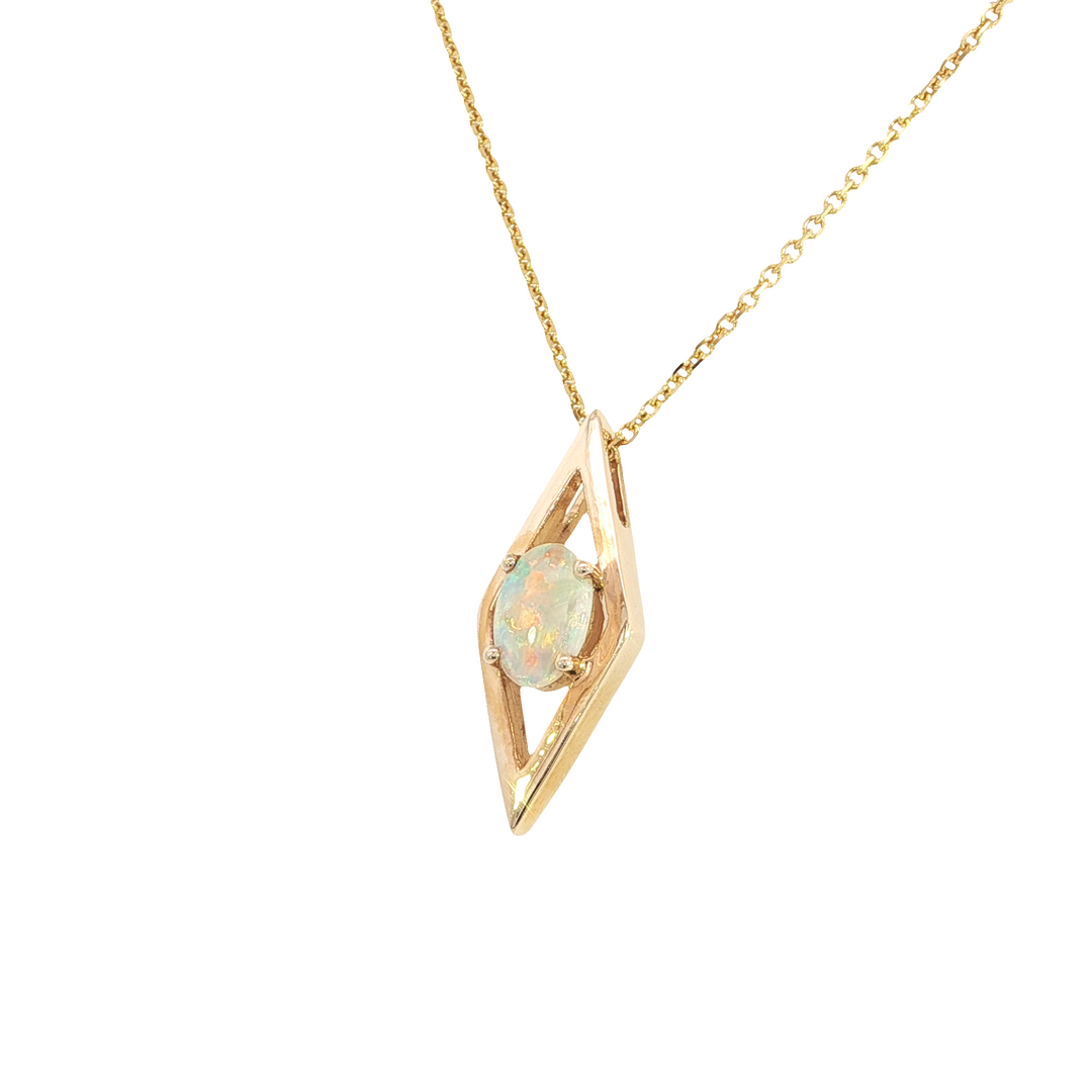 Australian 14ky Opal Pendant