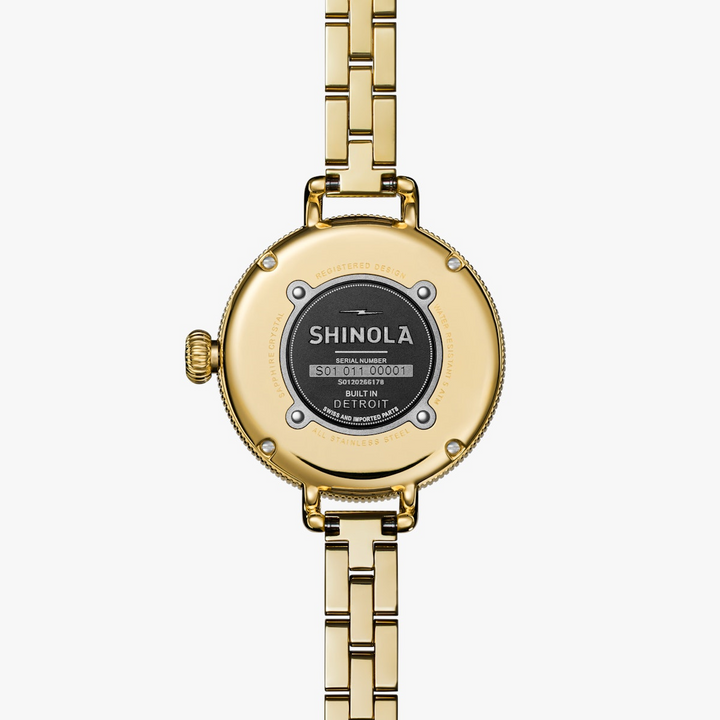 Shinola Birdy Women's 34 mm Quartz Watch with Day-Date S0120266178