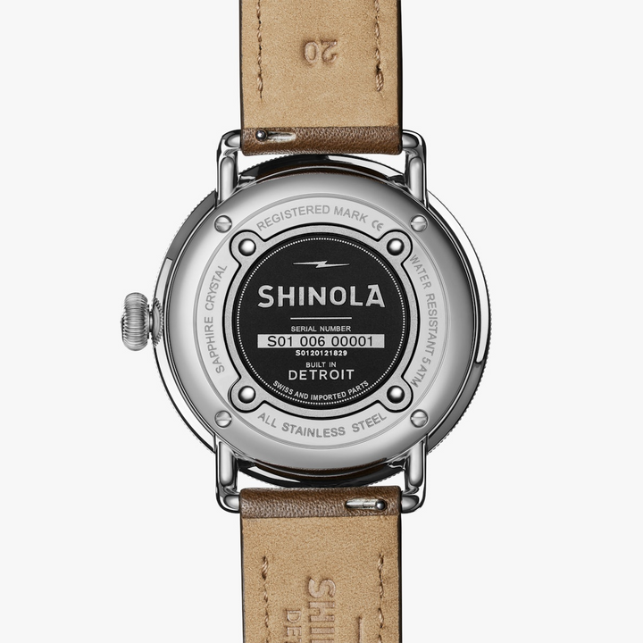 Shinola Canfield Men's 43mm Quartz Watch with Date S0120121829