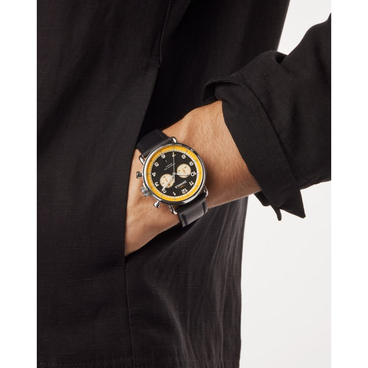 Shinola Canfield Men's 43mm Quartz Watch with Chronograph S0120279728