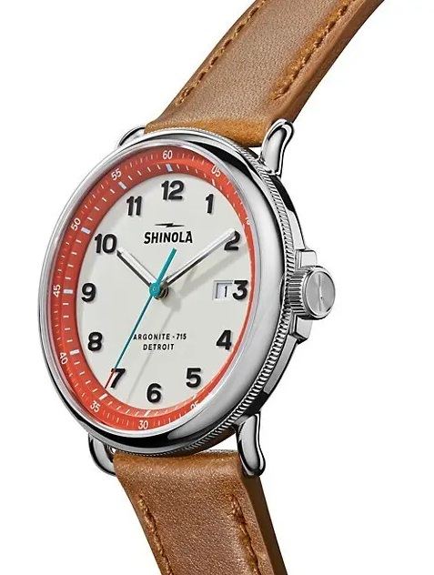 Shinola Canfield Men's 43mm Quartz Watch with Date S0120266181