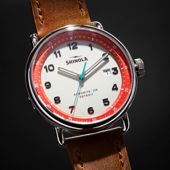 Shinola Canfield Men's 43mm Quartz Watch with Date S0120266181