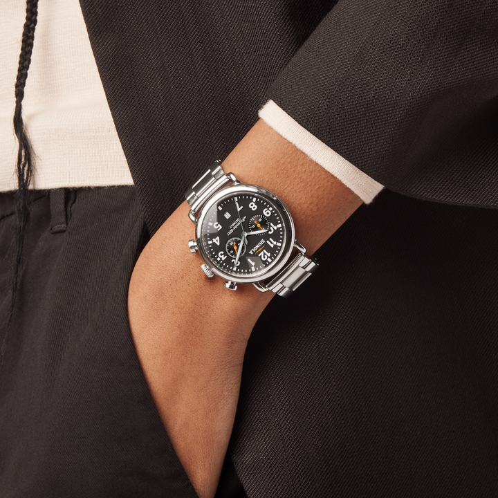 Shinola Runwell Men's 41mm Quartz Watch with Chronograph S0120266187