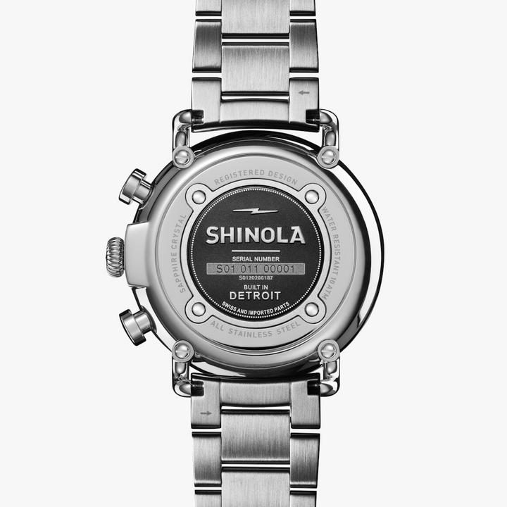 Shinola Runwell Men's 41mm Quartz Watch with Chronograph S0120266187