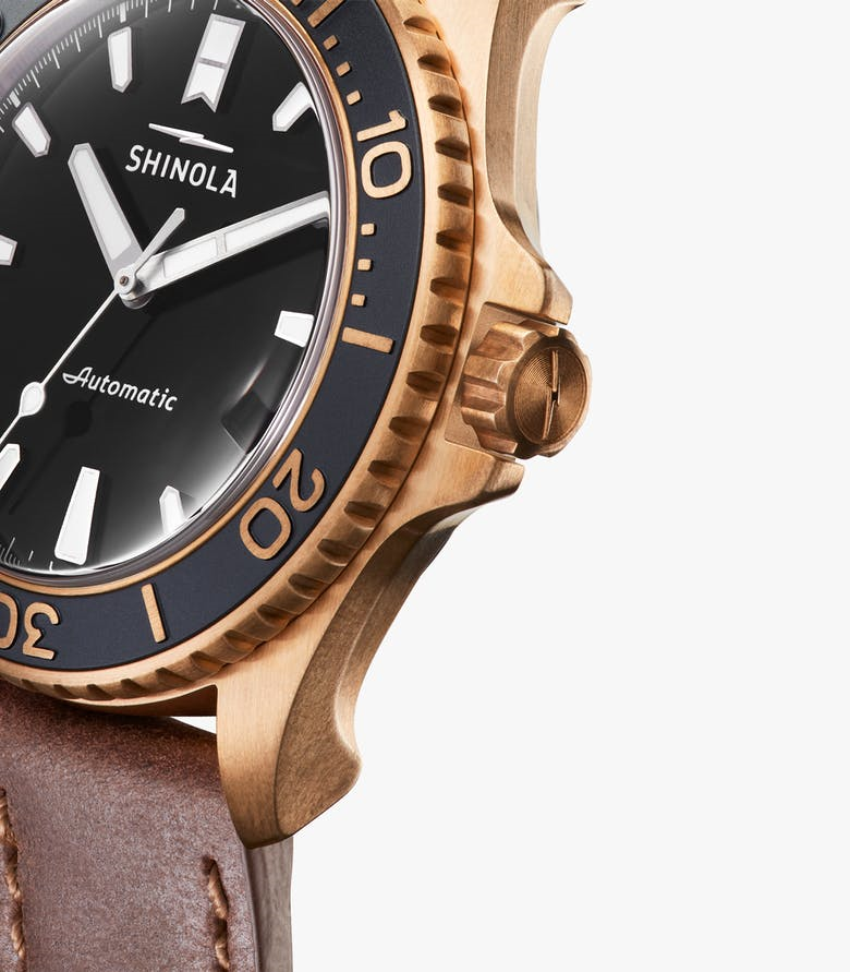 Shinola Bronze Monster Men's 43 mm Automatic Watch with Date S0120161956