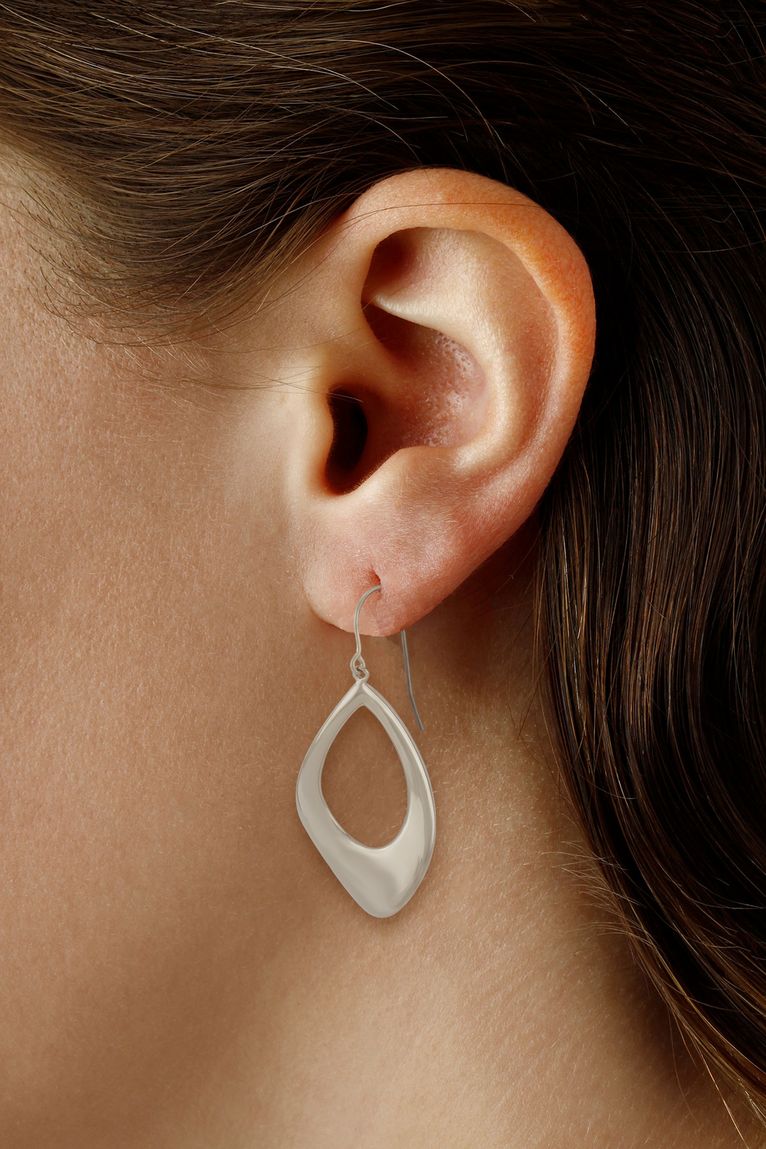 Wire earrings in Sterling Silver