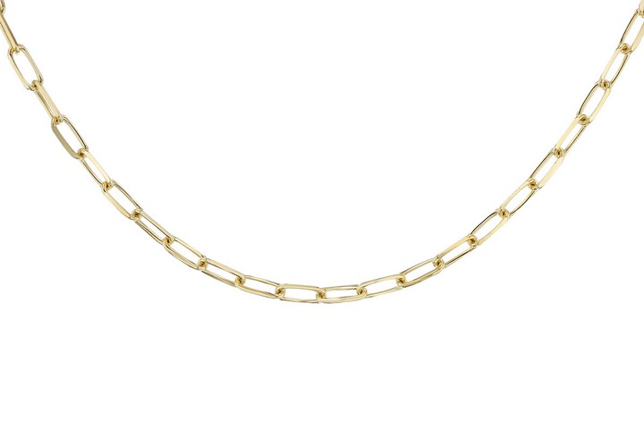 Paperclip Bracelet, 14k Yellow Gold