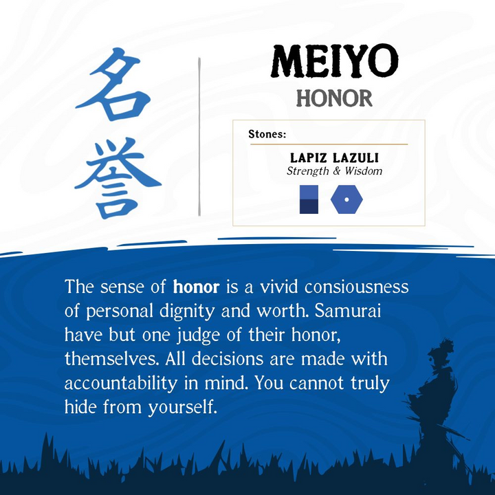 8mm Mokume, Lapis  Bushido Strength & Wisdom Bracelet.
